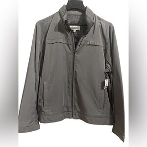 Calvin Klein Gray Bomber Style Jacket size 2XL